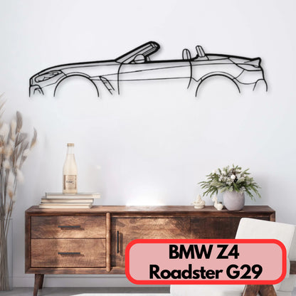 Décoration murale métal BMW Z4 Roadster G29