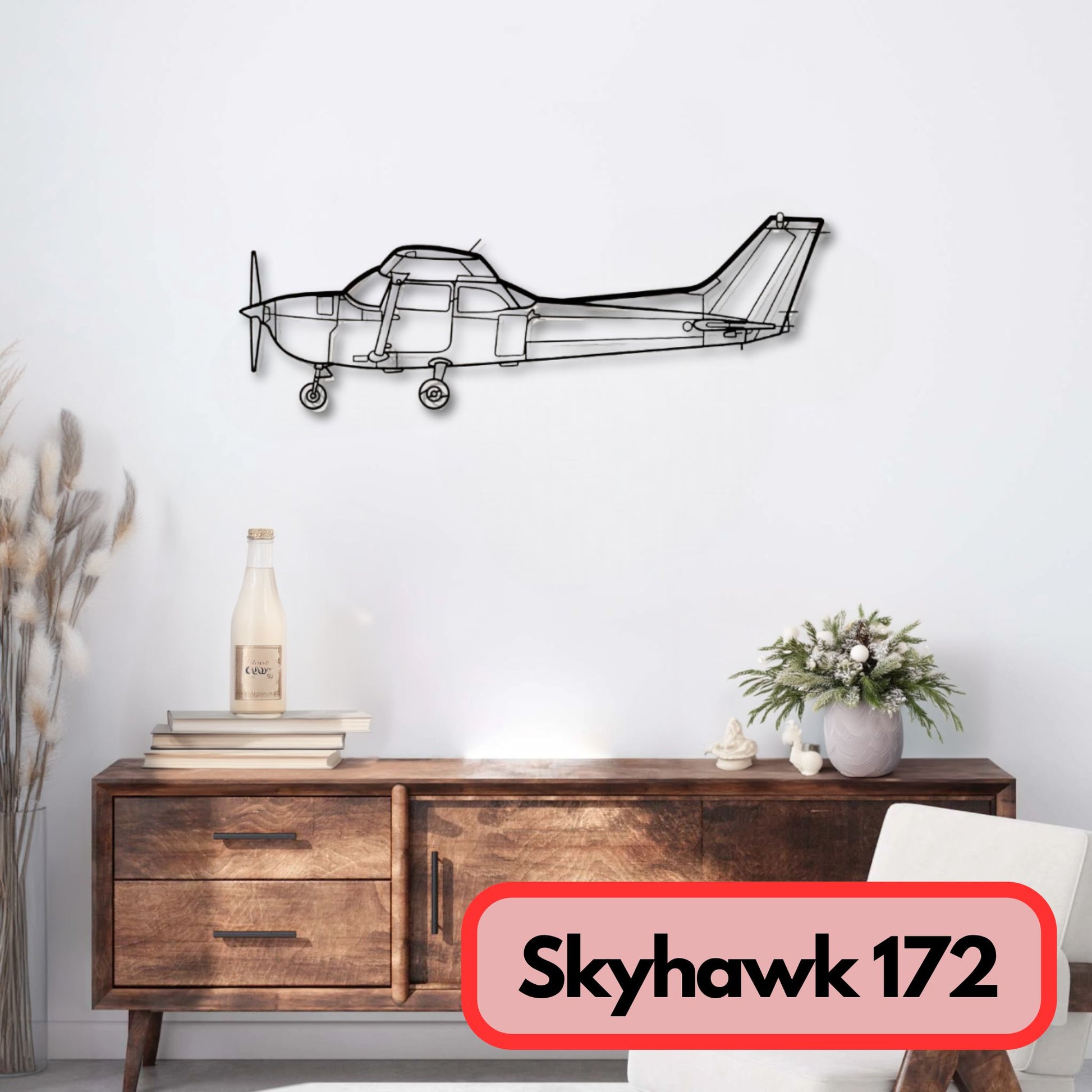 Décoration murale métal Skyhawk 172