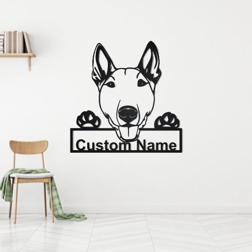 Panneau Murale Chien Bull Terrier