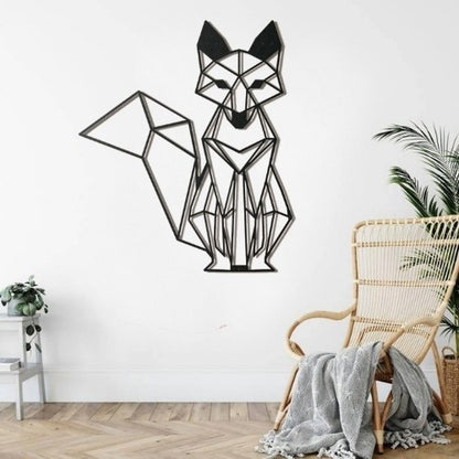 Déco Métallique Murale Renard